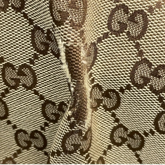 Authentic Gucci GG Canvas White Sukey Tote Bag W/ Gucci dustbag/care card-GUC - Picture 16 of 16